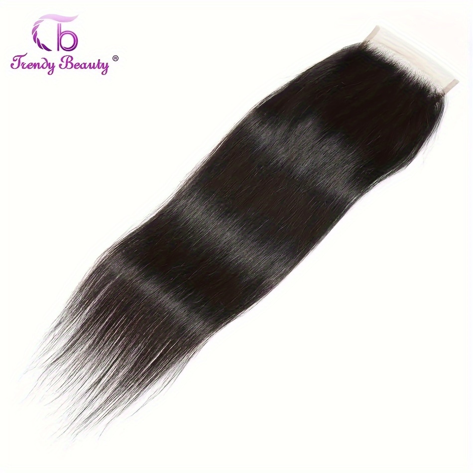 Pure Beauty Hair & Makeup - Brazilian Straight Hair Closure 4x4 Free