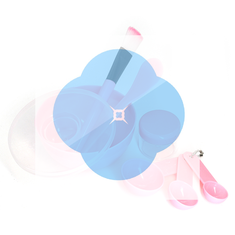 Beauty Makeup Bar - Facial Brush Mask Bowl Spoon Set