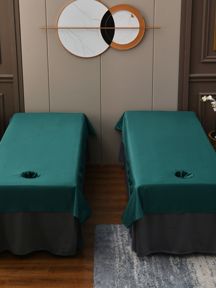 Pure Beauty Hair & Makeup - High-End Salon Exclusive Massage Green Bedding
