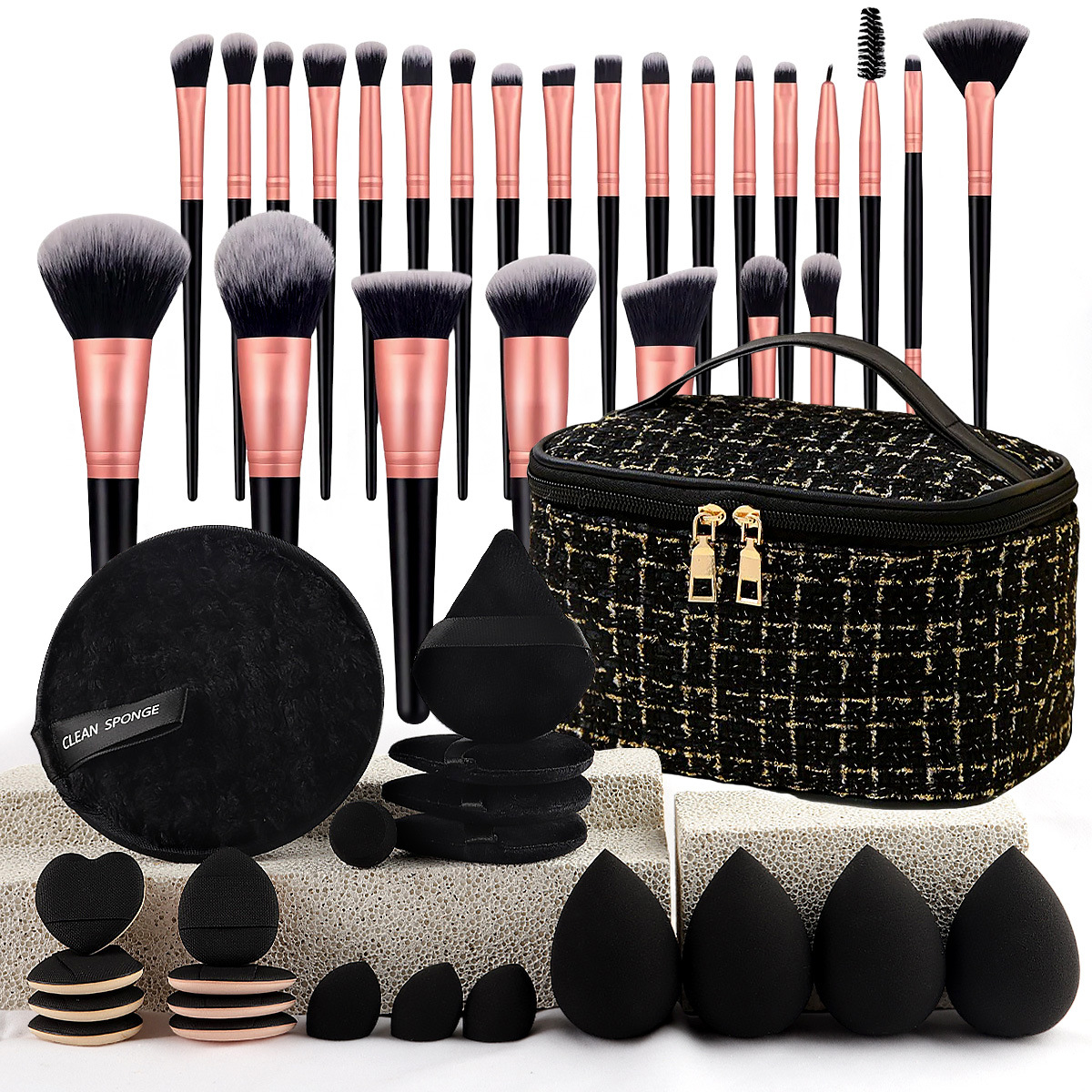 Makeup Brush Set Chic Fragranc - Beauty Makeup Bag recensie en prijs