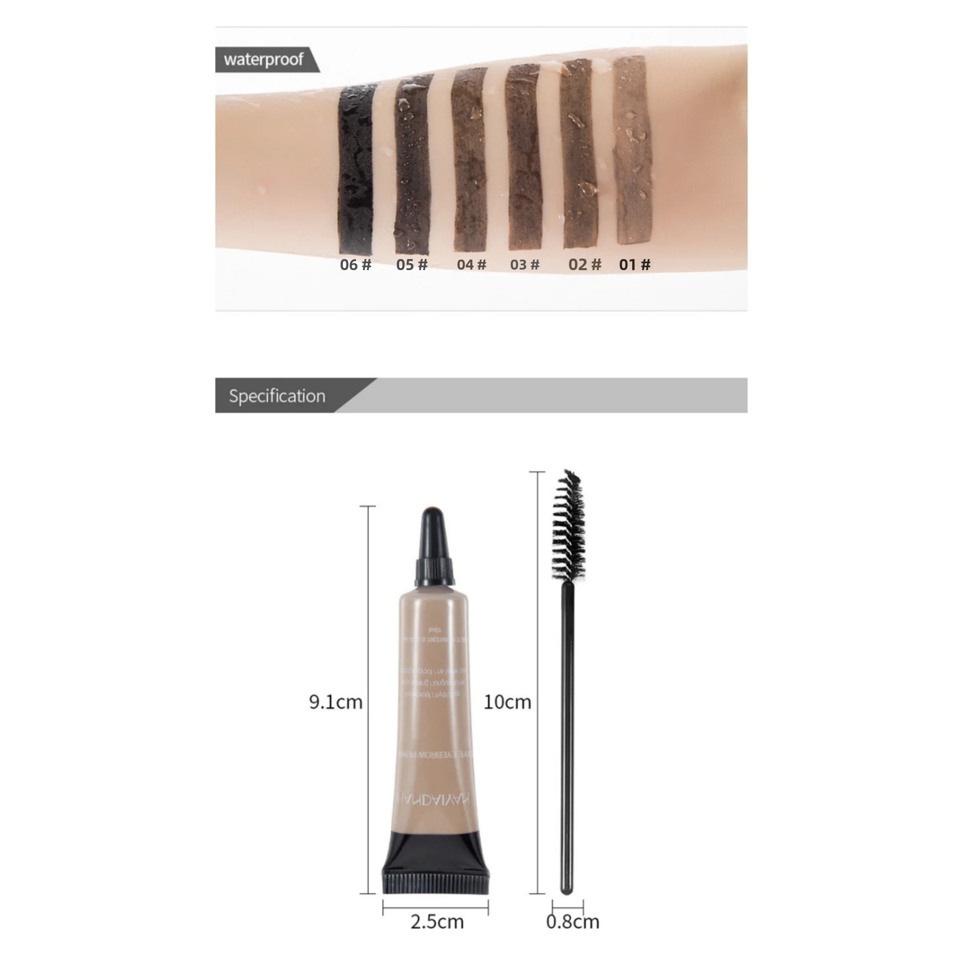 Natural Eyebrow Tint Gel Water - Bb Cream Tinted recensie en prijs