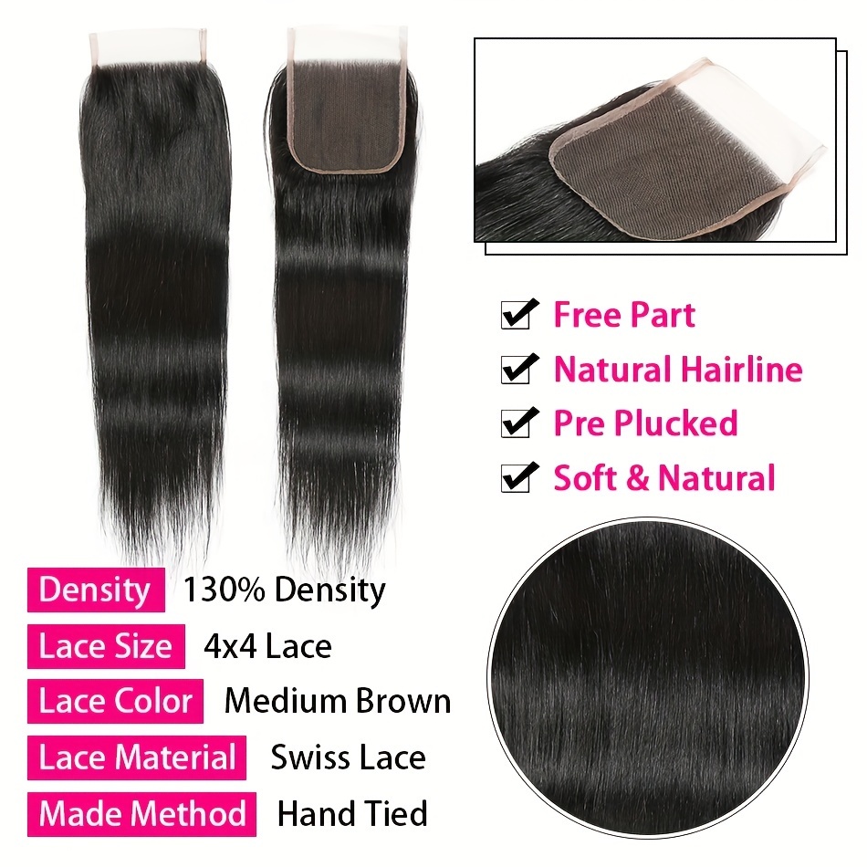 Brazilian Straight Hair Closur - Pure Beauty Hair & Makeup recensie en prijs