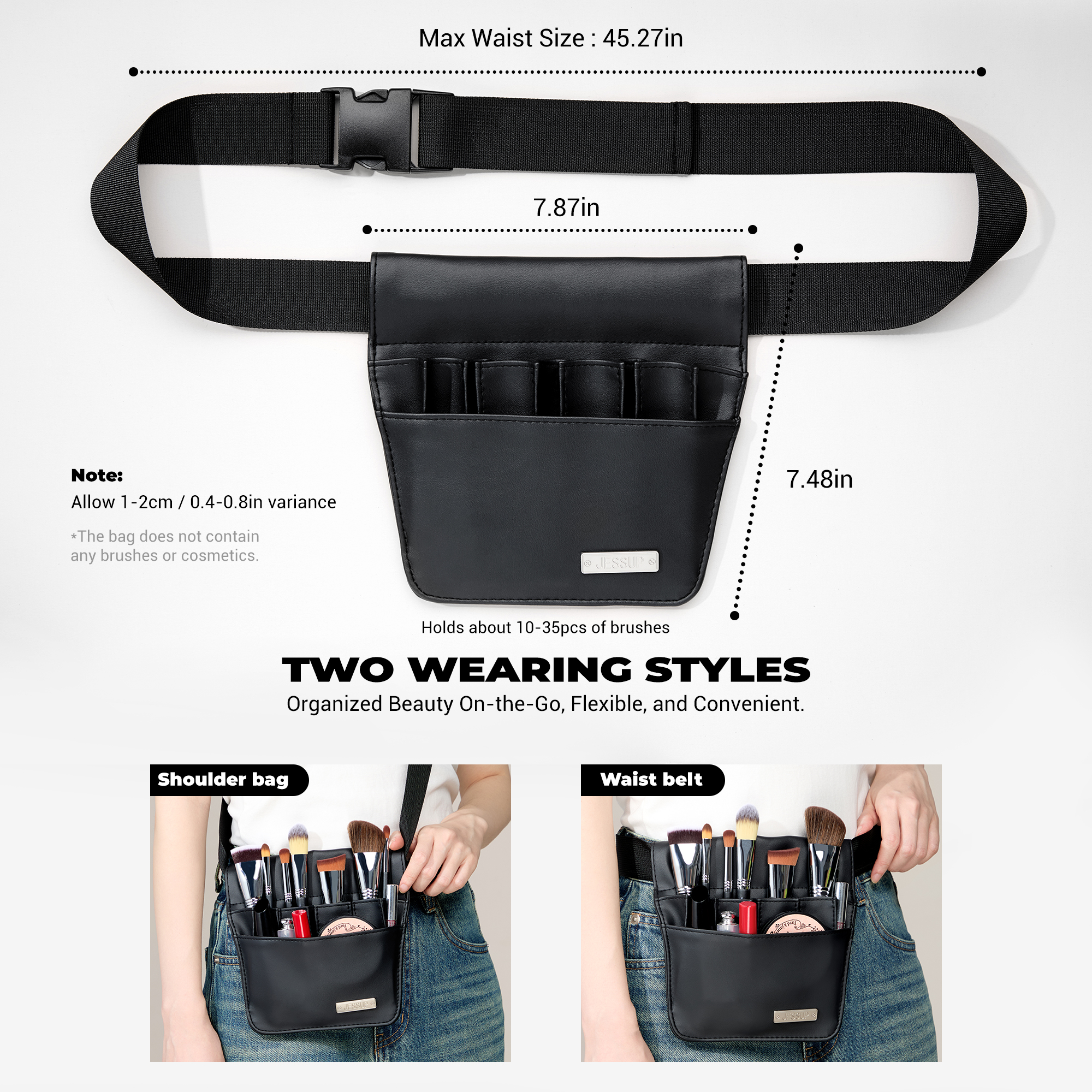 Jessup Makeup Artist Belt Bag  - Beauty Makeup Bag recensie en prijs