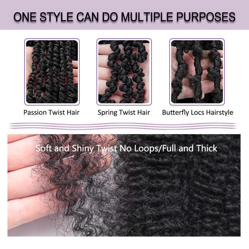 Afro Spring Twist Crochet Hair - Pure Beauty Hair & Makeup recensie en prijs