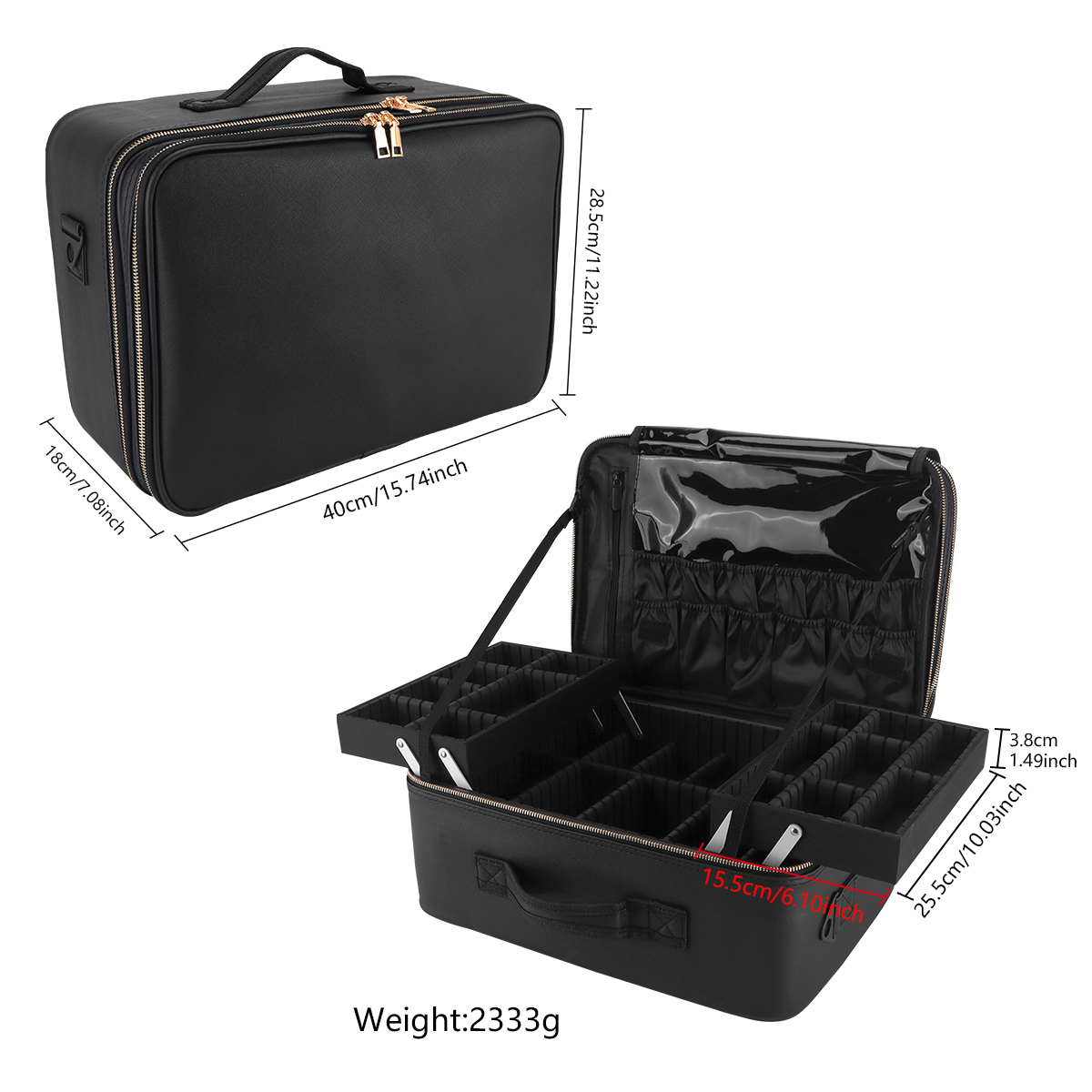 Women Travel Cosmetic Case Org - Beauty Makeup Bag recensie en prijs