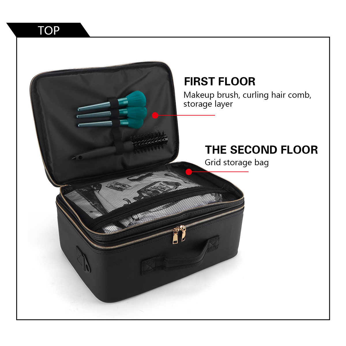 Women Travel Cosmetic Case Org - Beauty Makeup Bag recensie en prijs