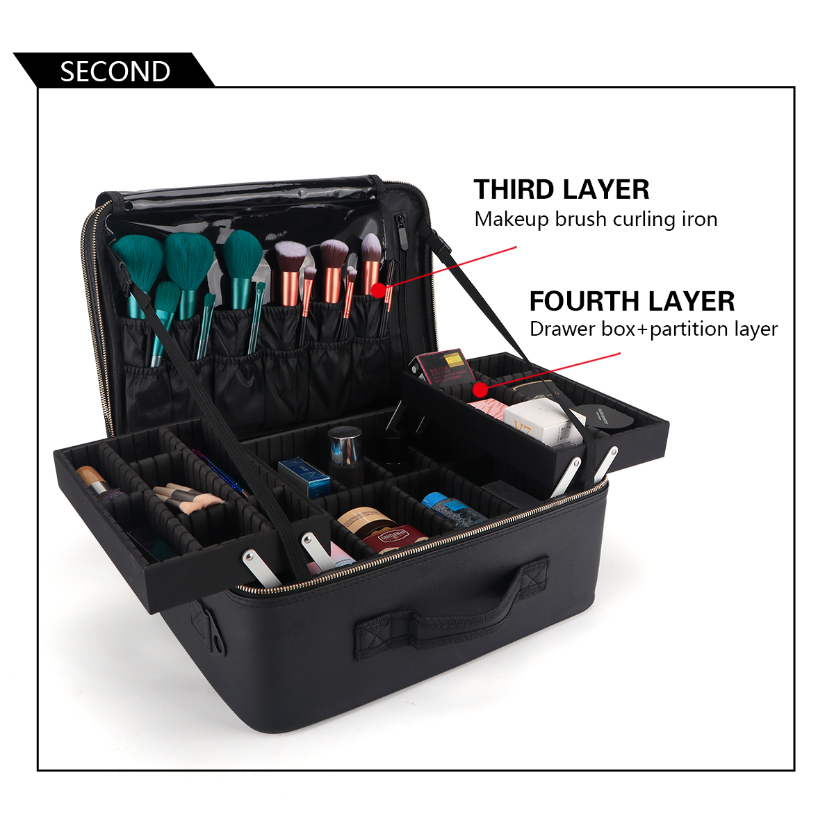 Women Travel Cosmetic Case Org - Beauty Makeup Bag recensie en prijs