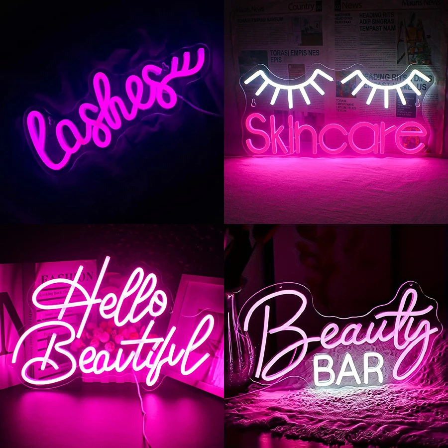 Neon Sign Eyelashes Light Pink - Beauty Makeup Bar recensie en prijs