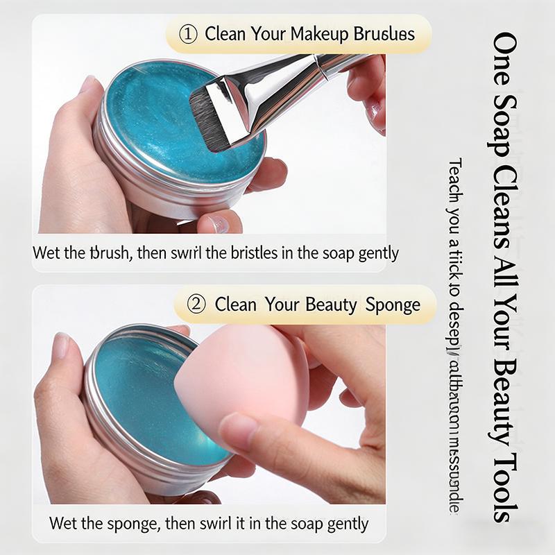 Powder Puff Makeup Brush Soap  - Beauty Makeup Bar recensie en prijs