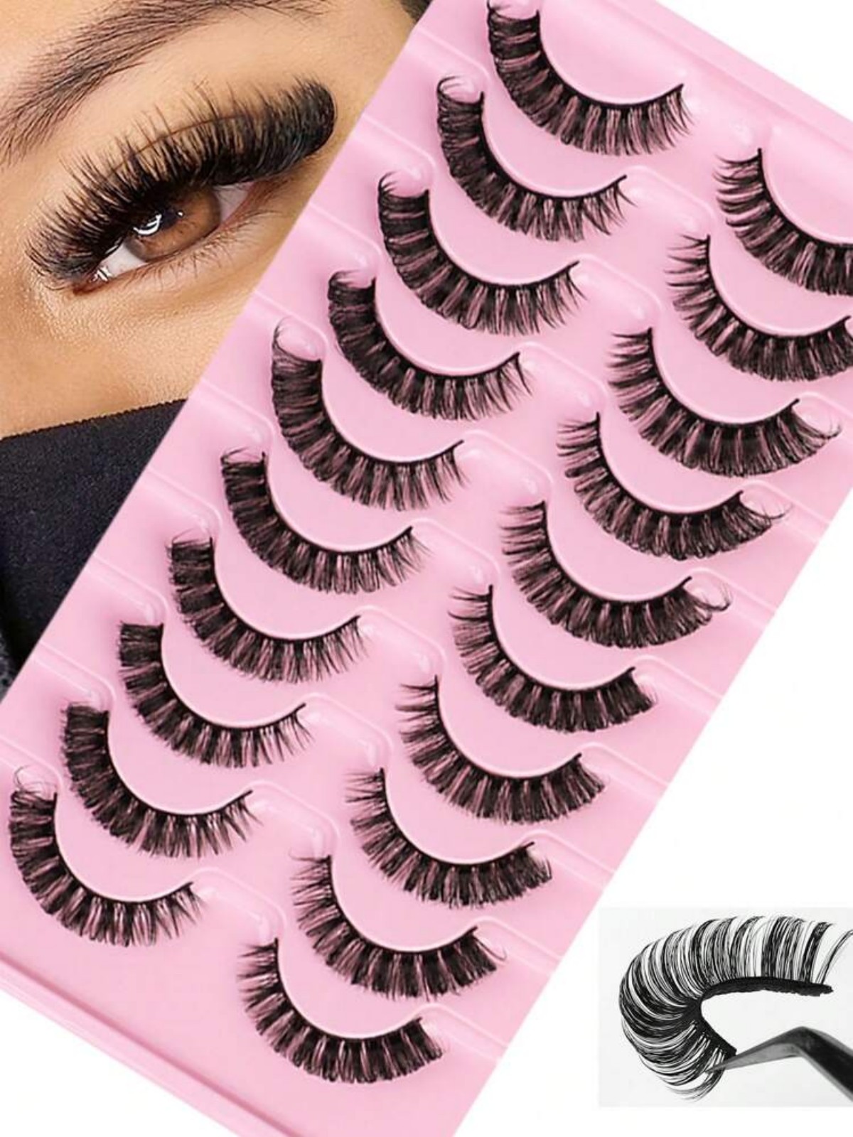 Russian Striped False Eyelashe - Beauty Makeup Bar recensie en prijs