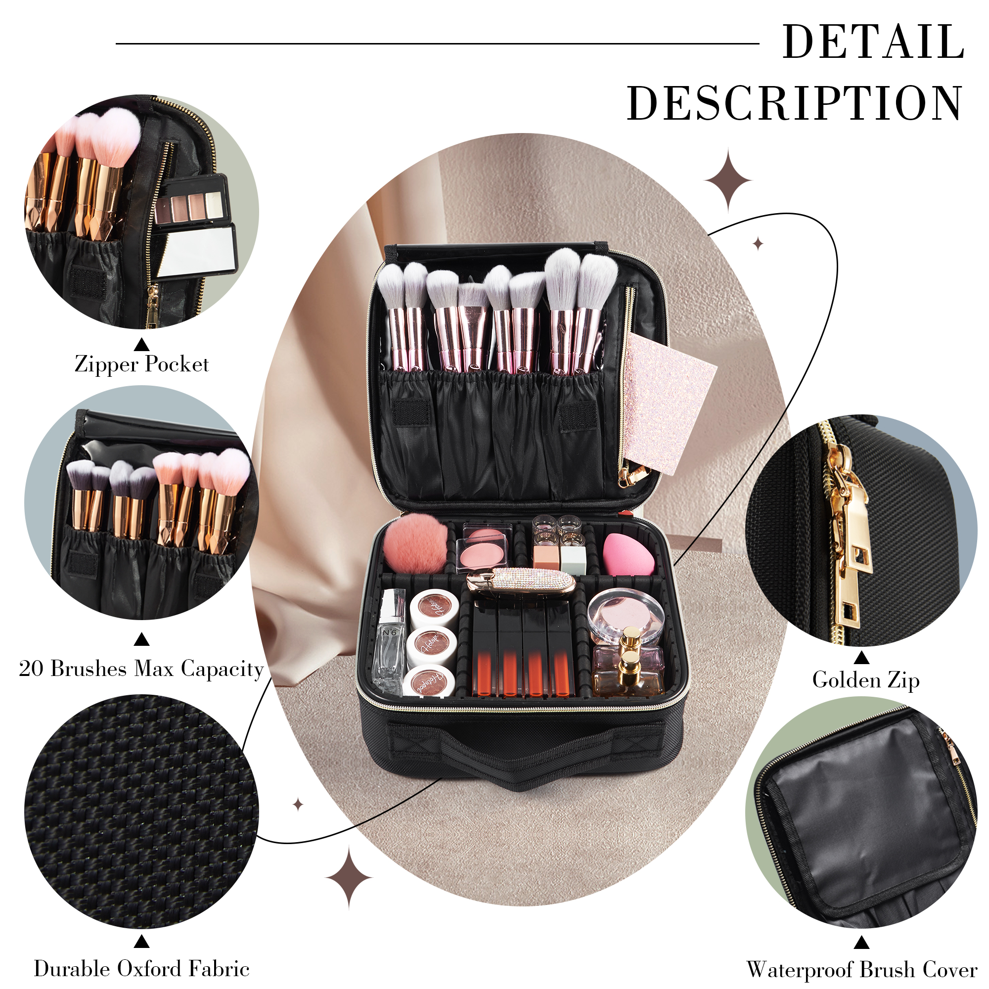 Cosmetic Case Makeup Bag Vanit - Beauty Makeup Bag recensie en prijs