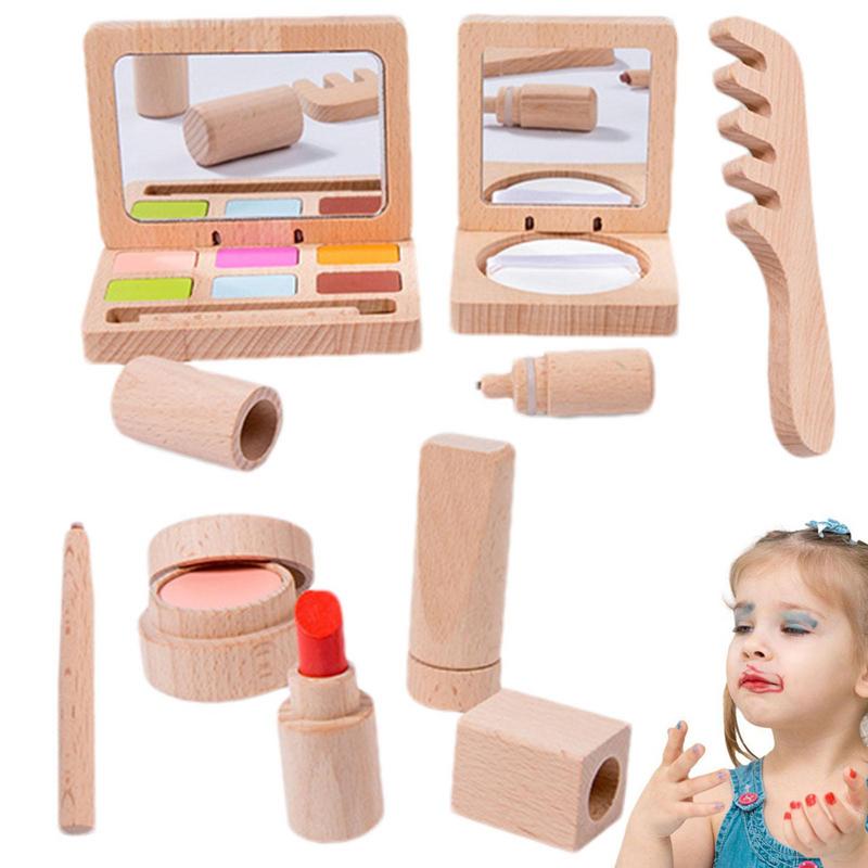 Toy Makeup Set For Girls Woode - Beauty Makeup Kit For Kids recensie en prijs