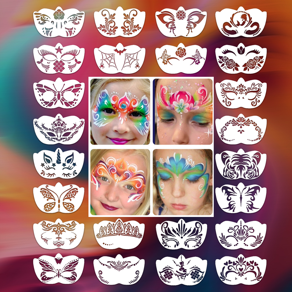 8pcs Face Skeleton Painting St - Beauty Makeup Kit For Kids recensie en prijs