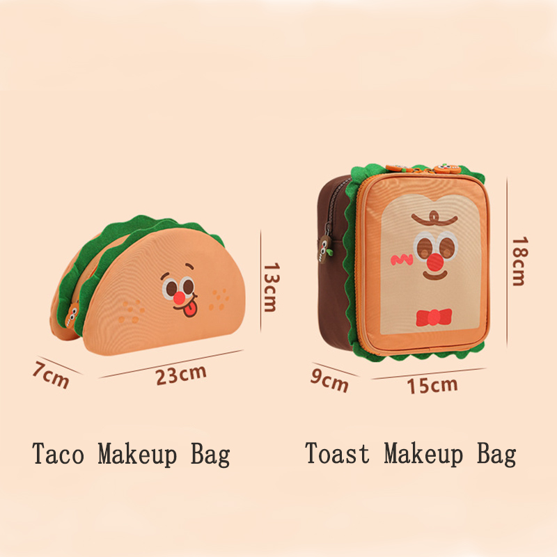 Taco and Toast-Shaped Makeup B - Beauty Makeup Tool Collection recensie en prijs