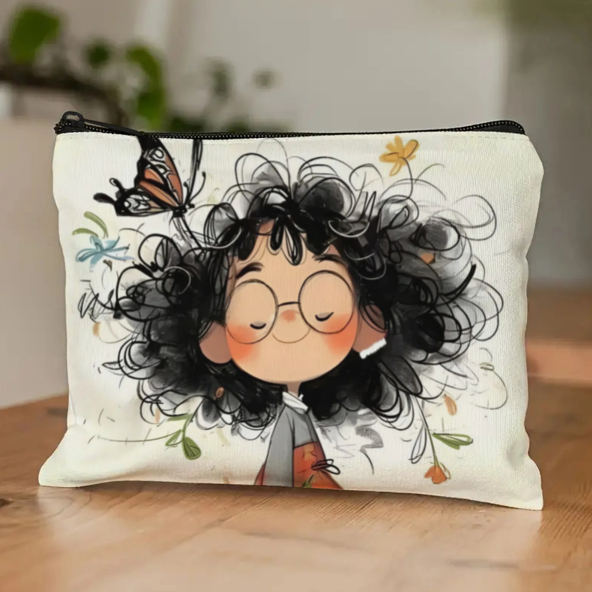 Cartoon Girl Makeup Bag Zipper - Beauty Makeup Bag recensie en prijs