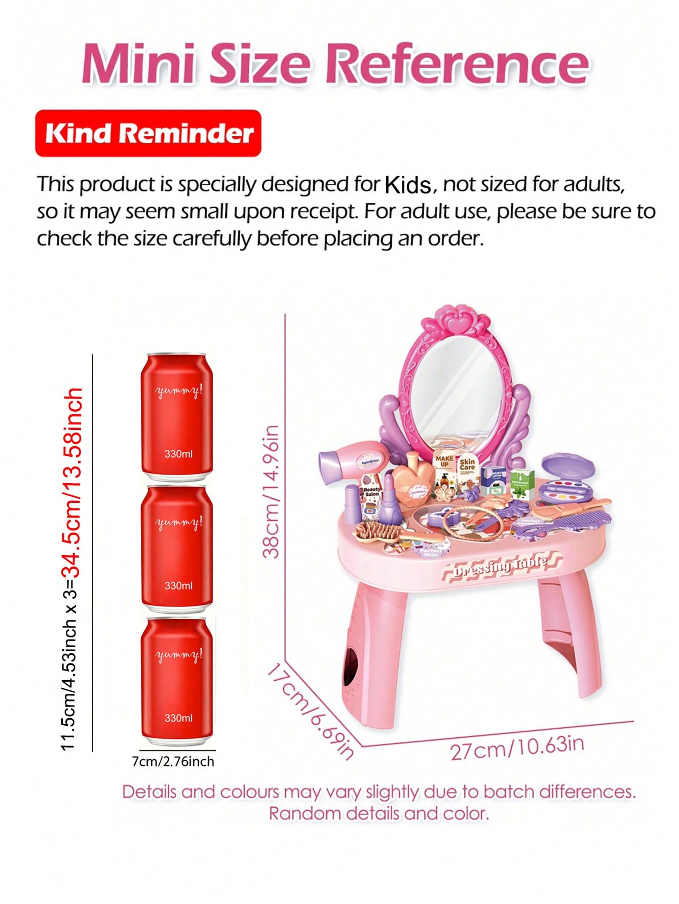 Kids Princess Vanity Dressing  - Beauty Makeup Kit For Kids recensie en prijs