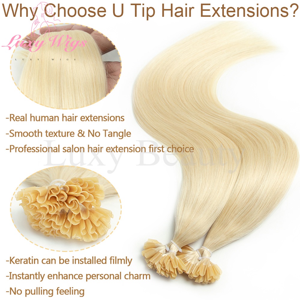 Blonde U Tip Nail Tip Hair Ext - Pure Beauty Hair & Makeup recensie en prijs