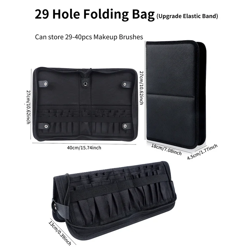29/23 Holes Foldable Makeup Br - Beauty Bag Makeup recensie en prijs