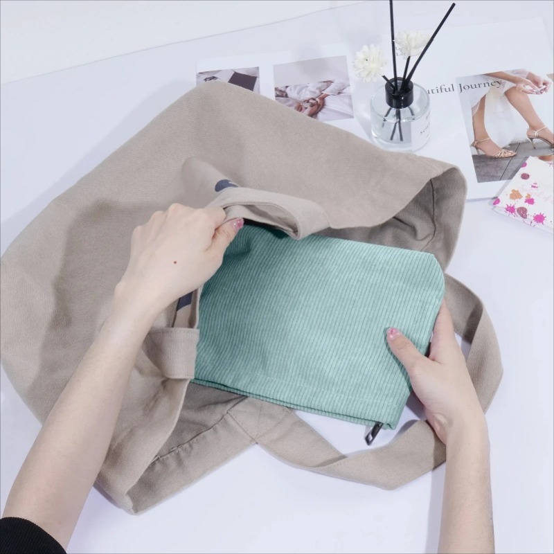 Corduroy Travel Cosmetic Bag P - Beauty Makeup Bag recensie en prijs