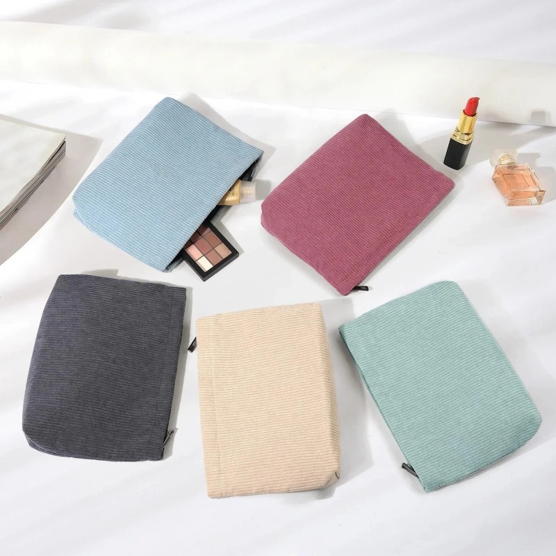 Corduroy Travel Cosmetic Bag P - Beauty Makeup Bag recensie en prijs
