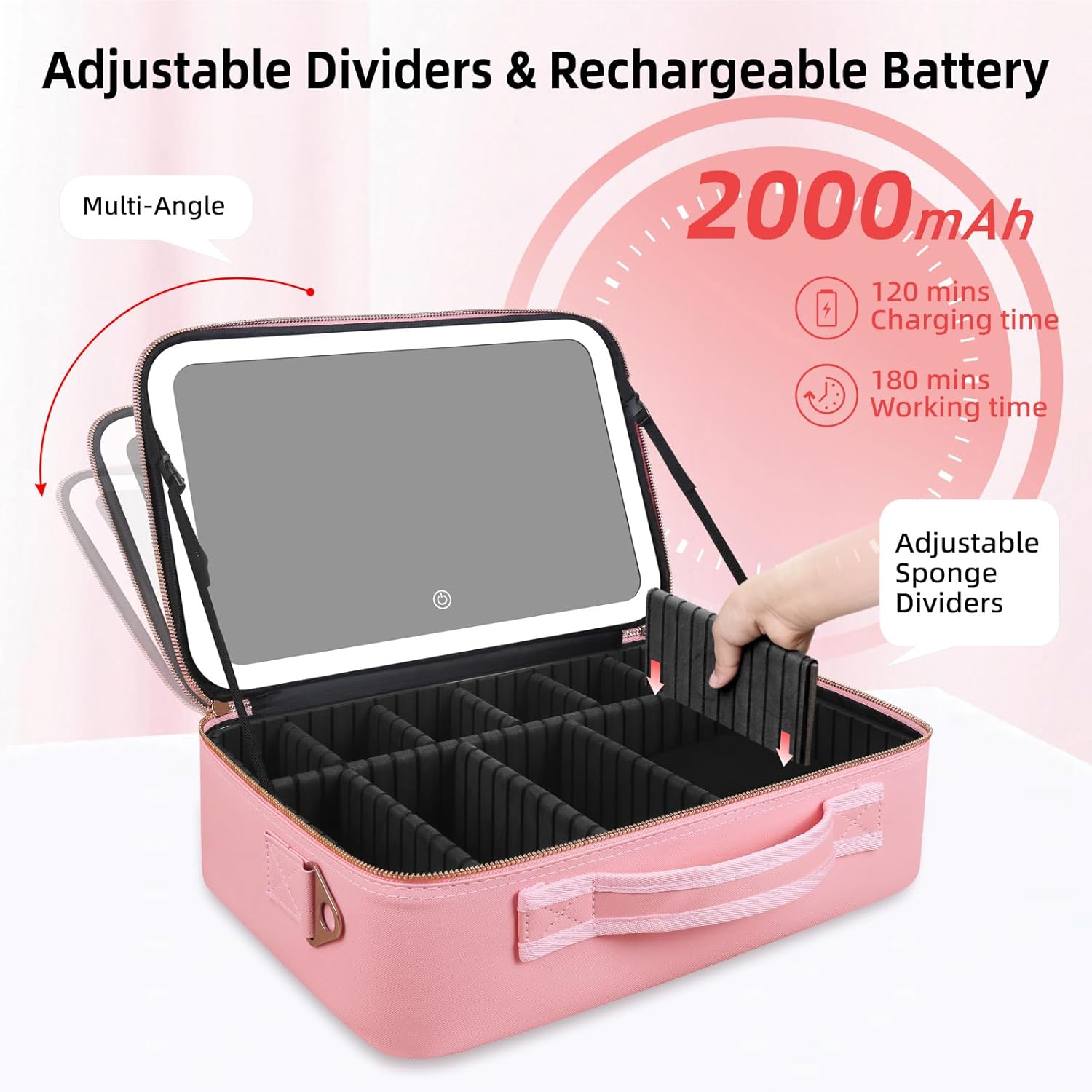 Large Capacity Makeup Bag 15'' - Beauty Makeup Bag recensie en prijs