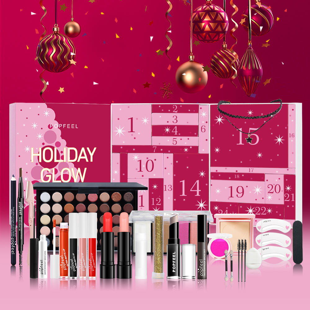 POPFEEL 24 Day Holiday Glow Ad - Beauty Makeup Tool Collection recensie en prijs