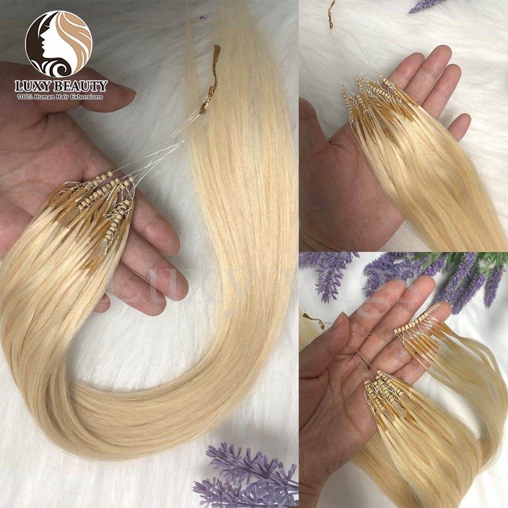 Blonde 8D Micro Bead Hair Exte - Pure Beauty Hair & Makeup recensie en prijs